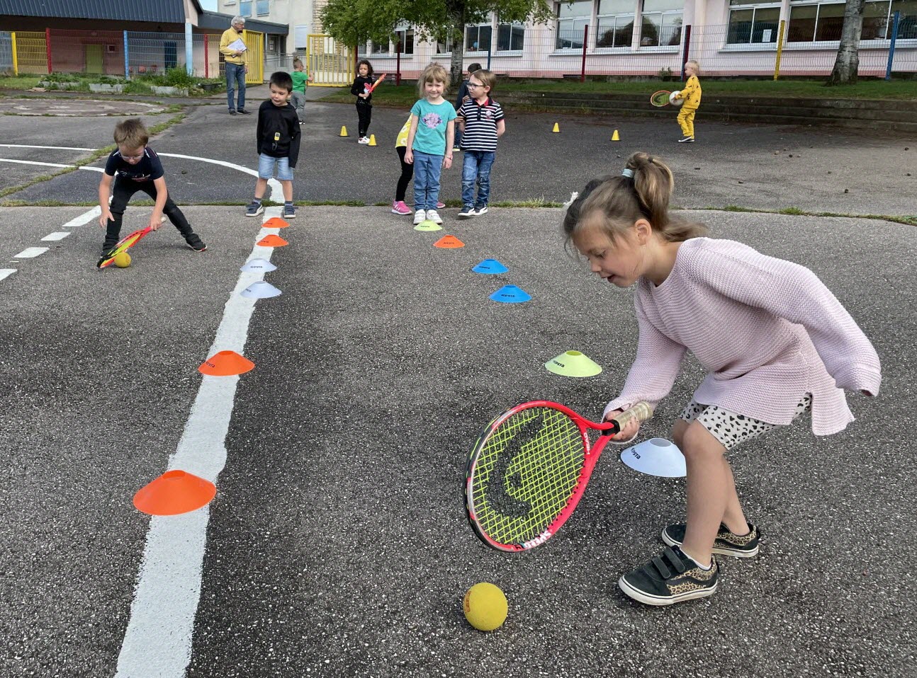 Tennis a l'école